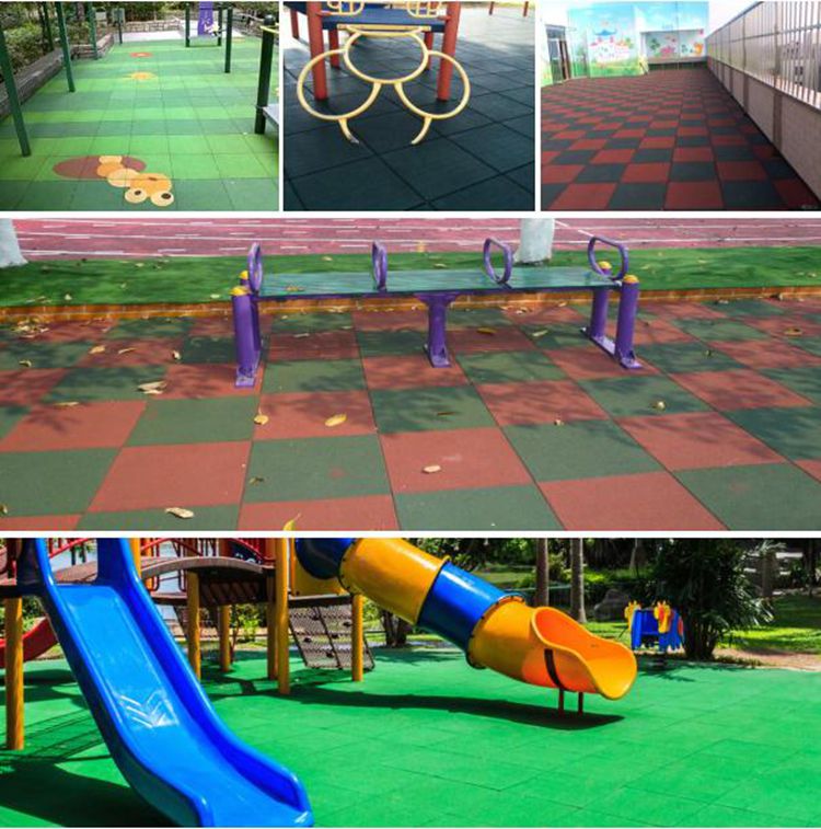 playground rubber floor tiles-1